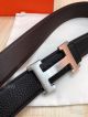High Quality Hermes Reversible Leather Belt For Men - Brushed Palladium H Buckle (7)_th.jpg